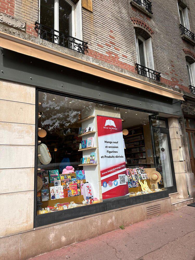 Intérieur de la boutique Bazar du Manga